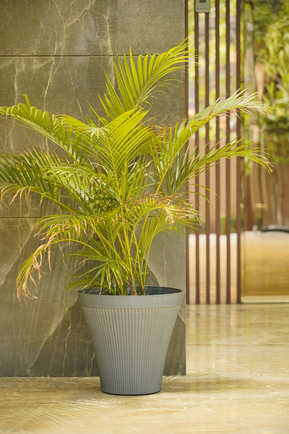 Pleated Round Planter