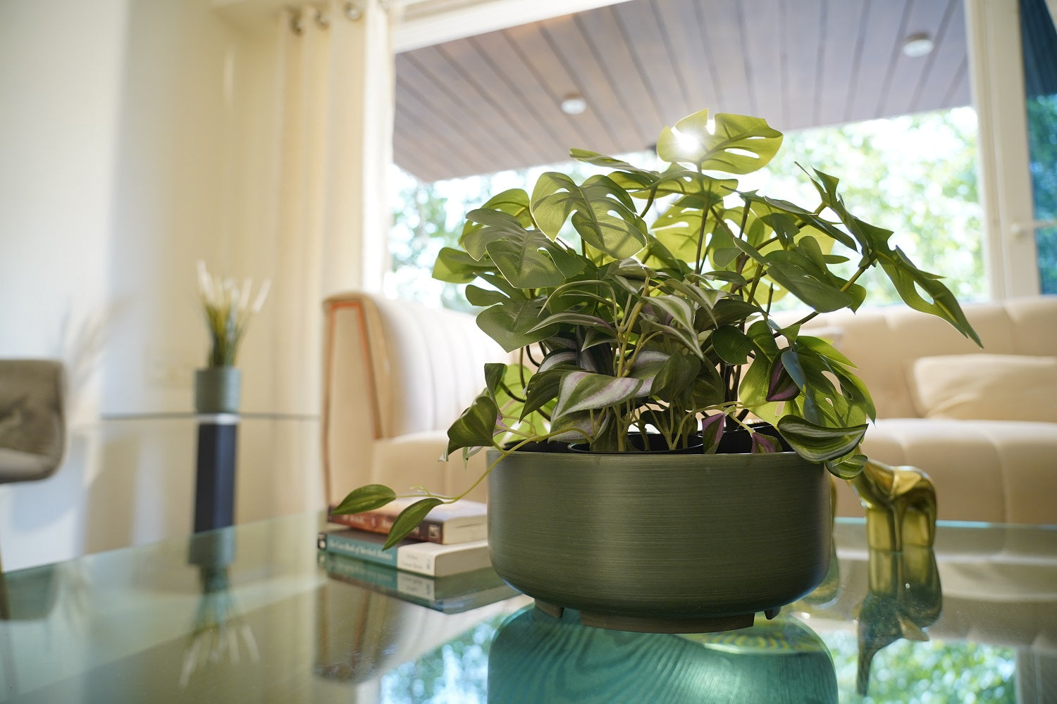 tabletop indoor plants Buy Ecosphere's Terra Verde Round Flower Pot Online Tabletop Décor – Rupal Trading Corporation